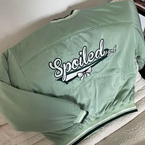 Varsity bomber jacket NWT